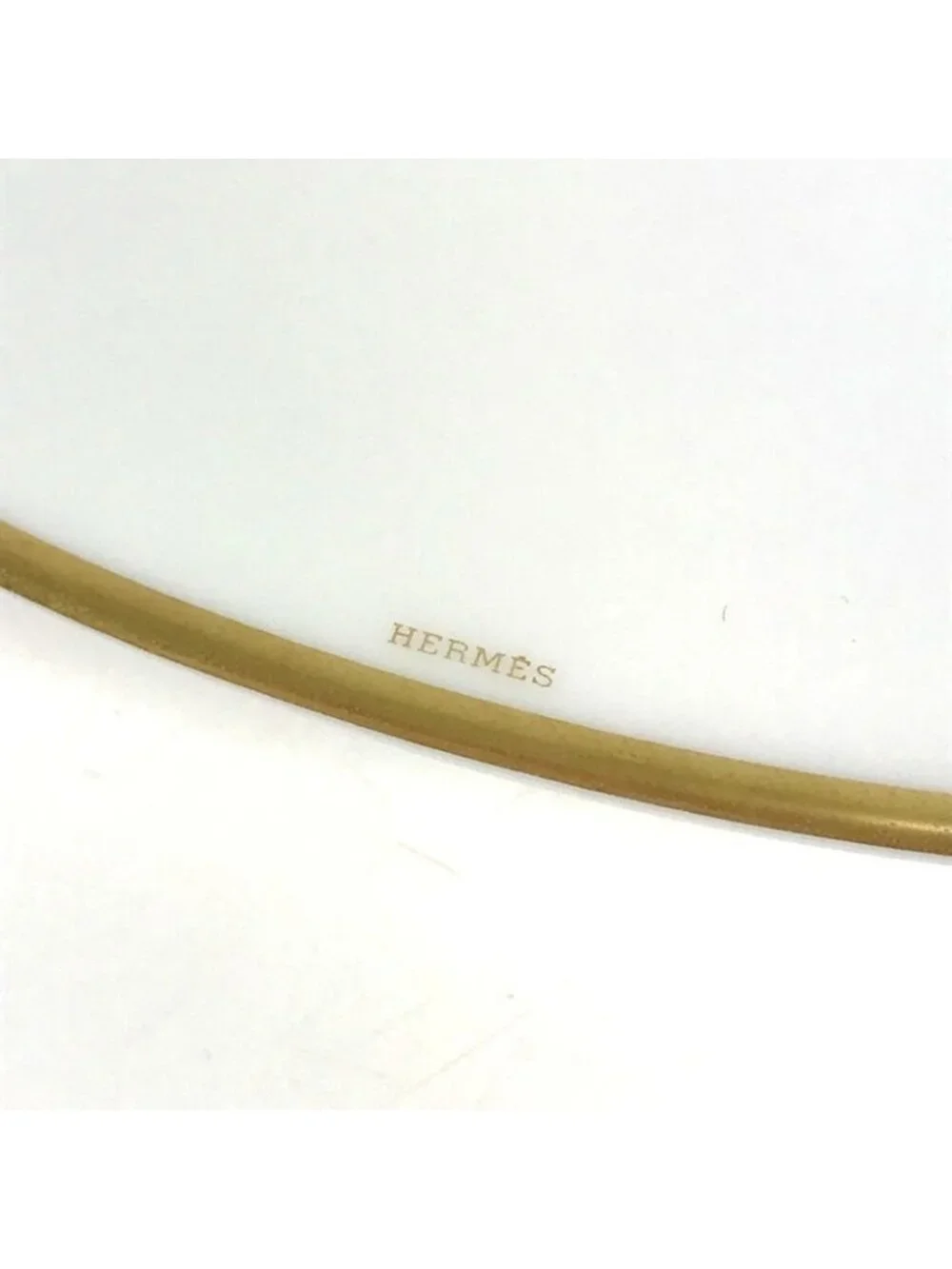 Hermes Plate Equator Sketch 27 Bird Pottery White